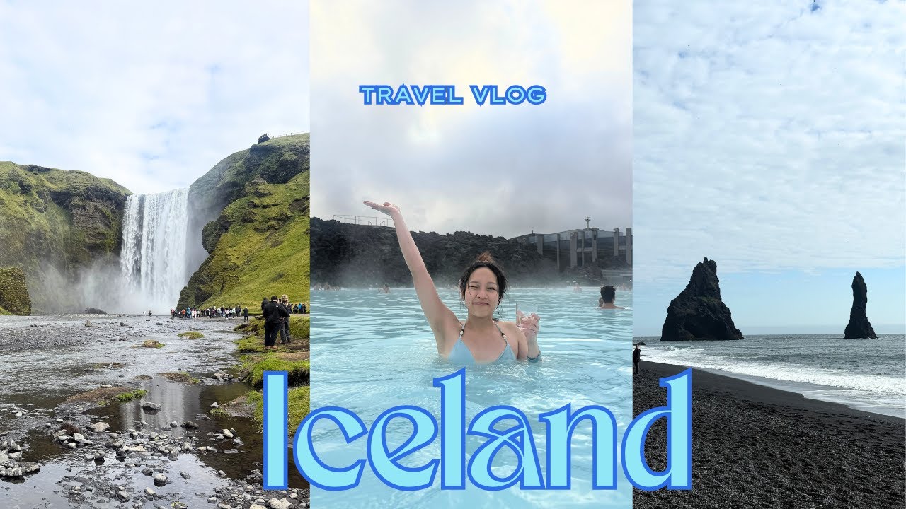 I took a solo trip to Iceland!! EuroSummer 2025 Vlog part 1 🇮🇸