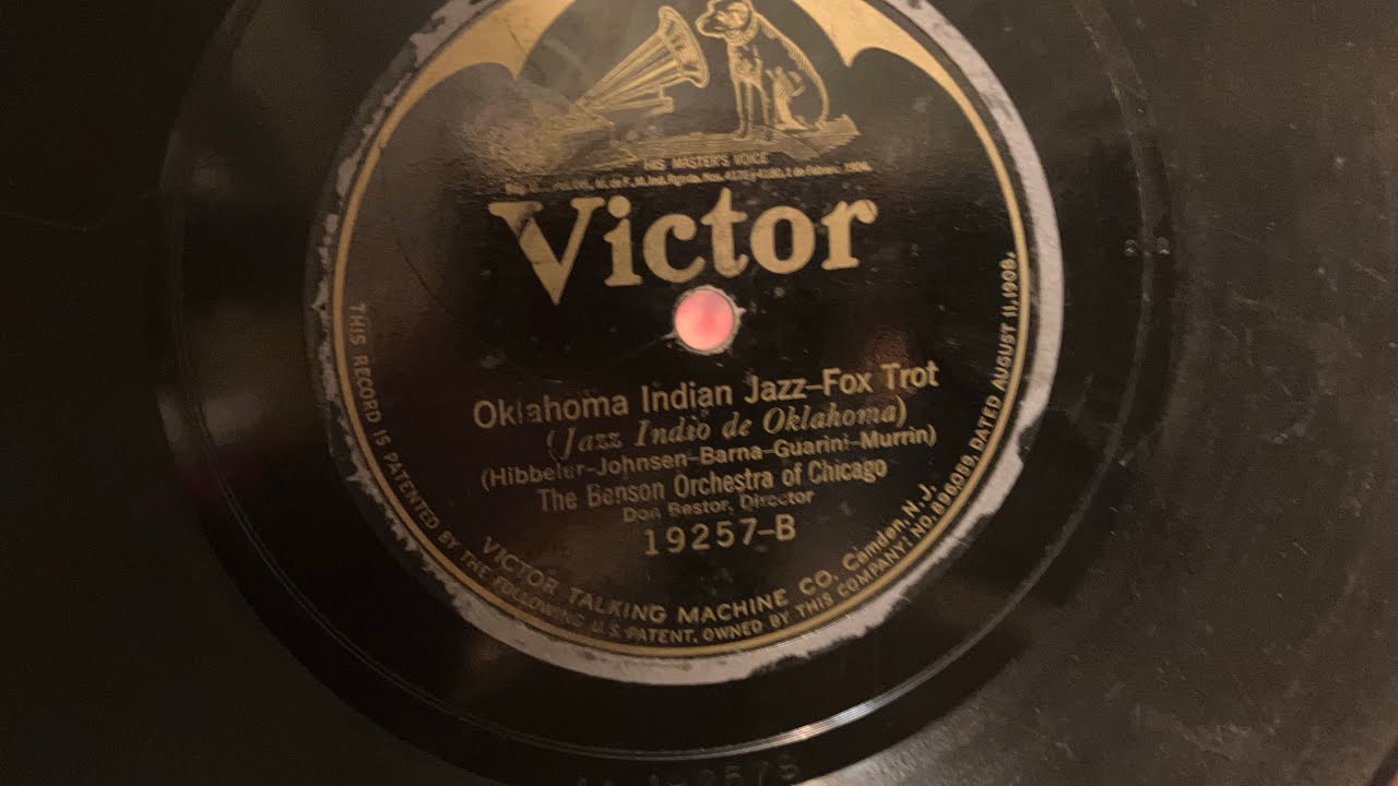 Oklahoma Indian Jazz The Benson Orchestra of Chicago 