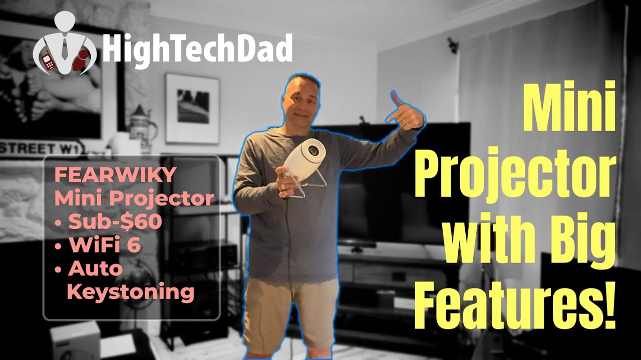 FEARWIKY Mini Projector Review – Unboxing an Under $60 4K-Ready Deal!