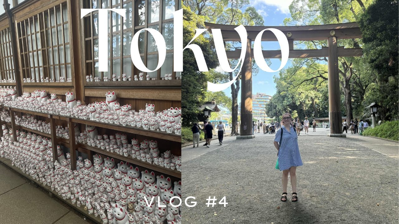 Gotokuji Temple & Meiji Shrine [summer trip vlog 4]