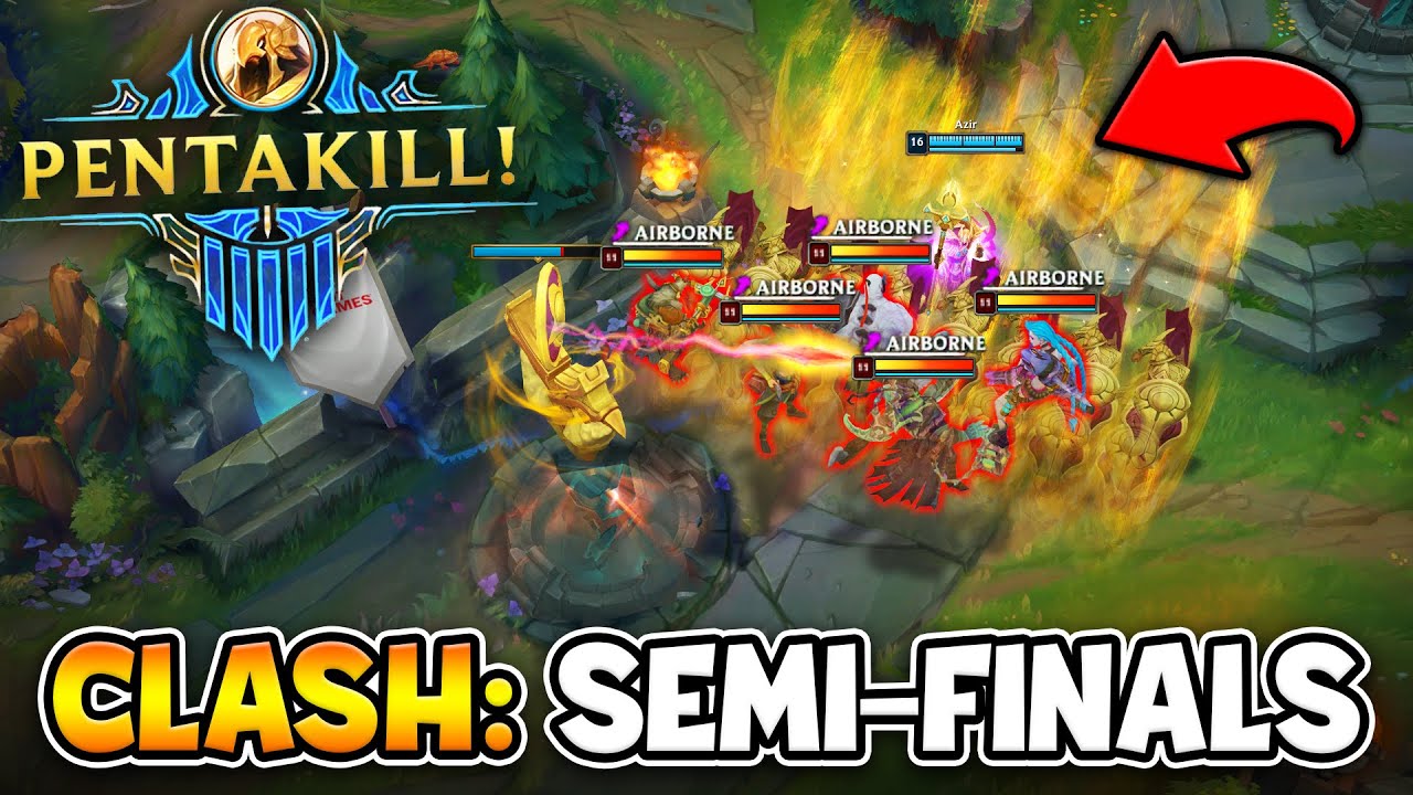 BODY SHOWS YOU WHY HE'S THE #1 AZIR WORLD! (PENTAKILL IN CLASH SEMI-FINALS)