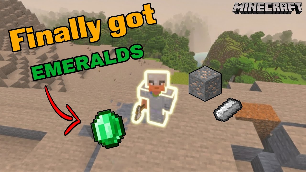 I GOT EMERALD AND LOTS OF IRON 😍 . MINECRAFT SERIES EPISODE 11.