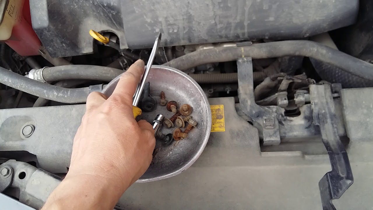 Как снять бампер тойота раф4