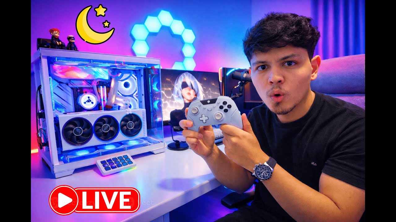 🔴Noite de um GAMER Fazendo LIVE! (Game & React)
