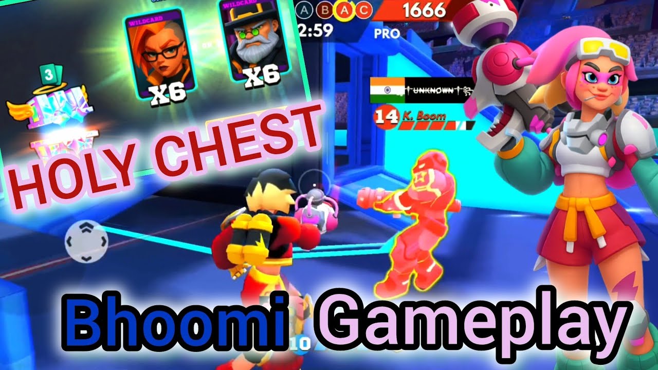 Holy Chest Opening And Bhoomi Gameplay - Frag Pro Shooter Gameplay 