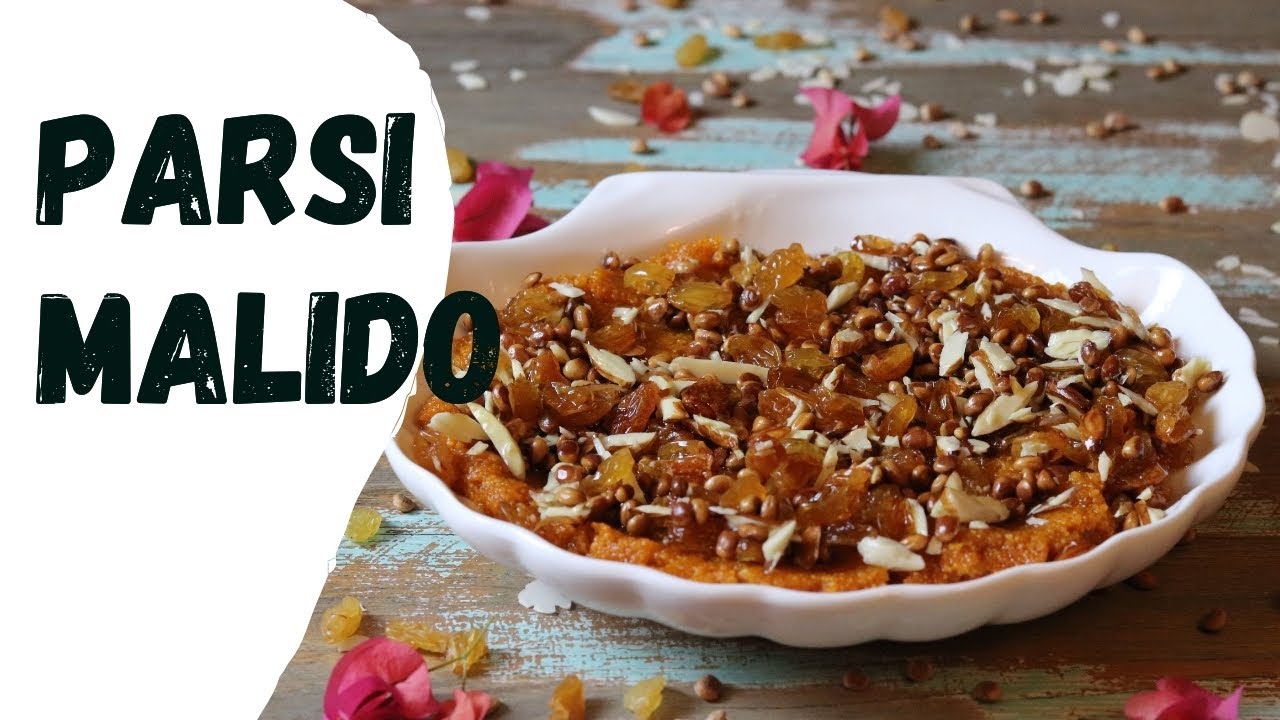Parsi Malido | Parsi style pudding for prayers | Semolina dessert | Malida