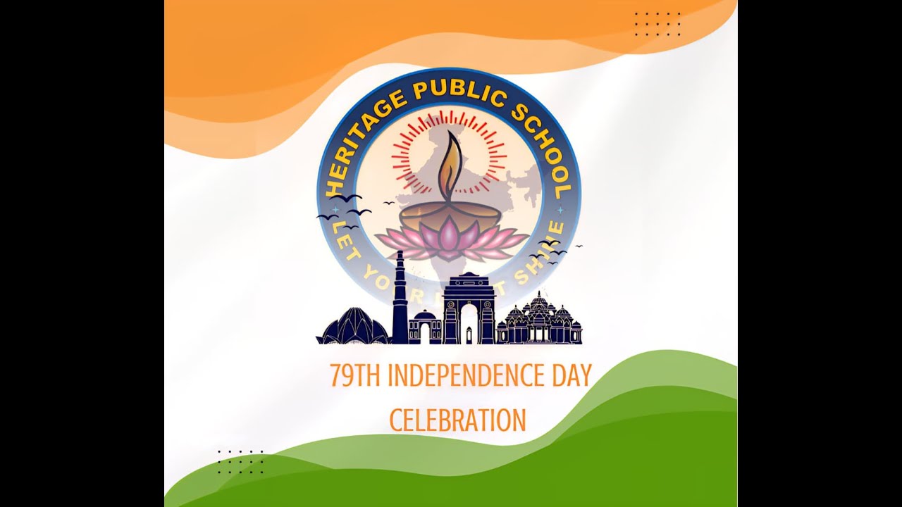 Heritage Public School Independence Day 2025 celebration.