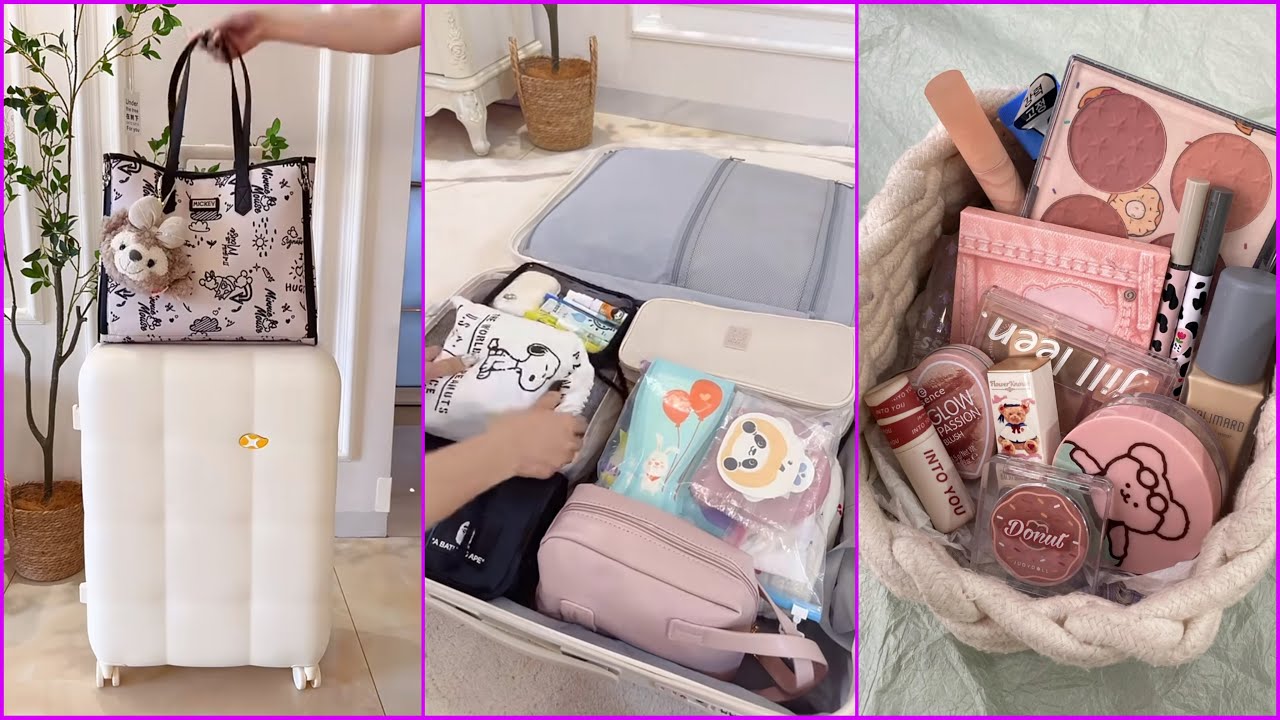 How Much Can The CUBO Cabin Suitcase Hold?🎀 | Low Space Travel Packing✨