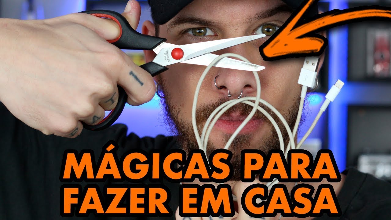 MÁGICAS PARA FAZER EM CASA COM OBJETOS COMUNS