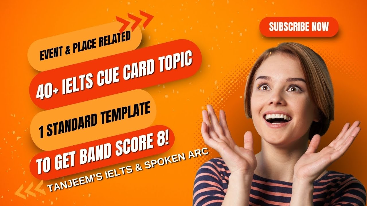 1 standard Template to get a band score 8!! (40+ events and place related topics)