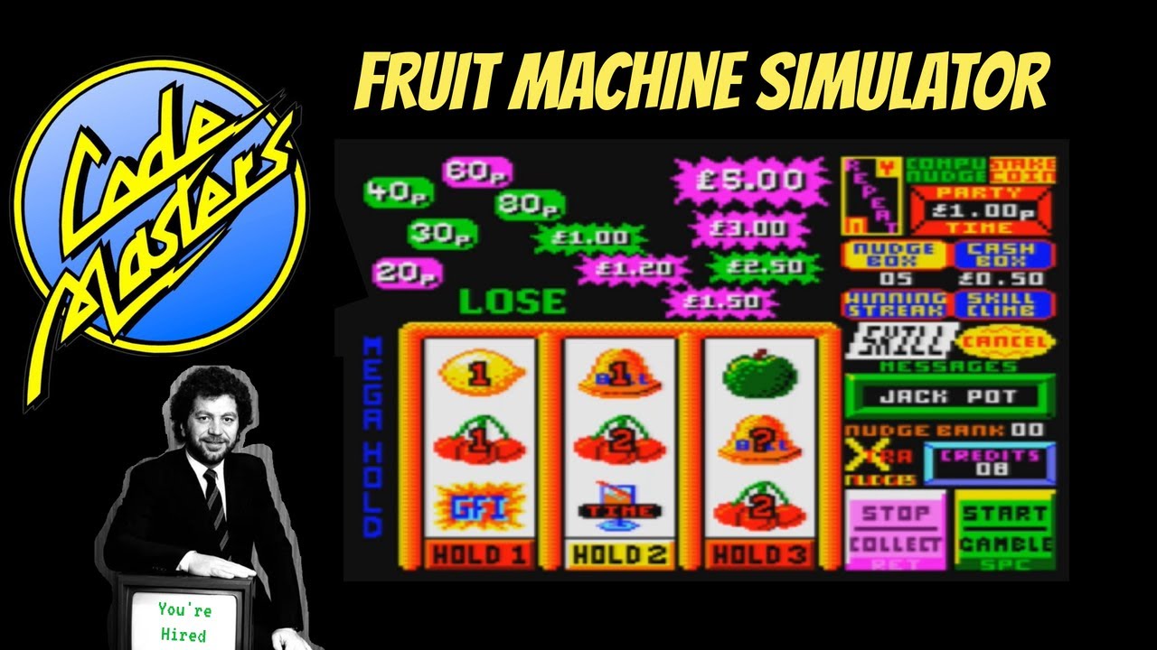 NO SOUND! | Codemasters Fruit Machine Simulator 1987 Game Play (JACKPOT in 3 Mins!!)