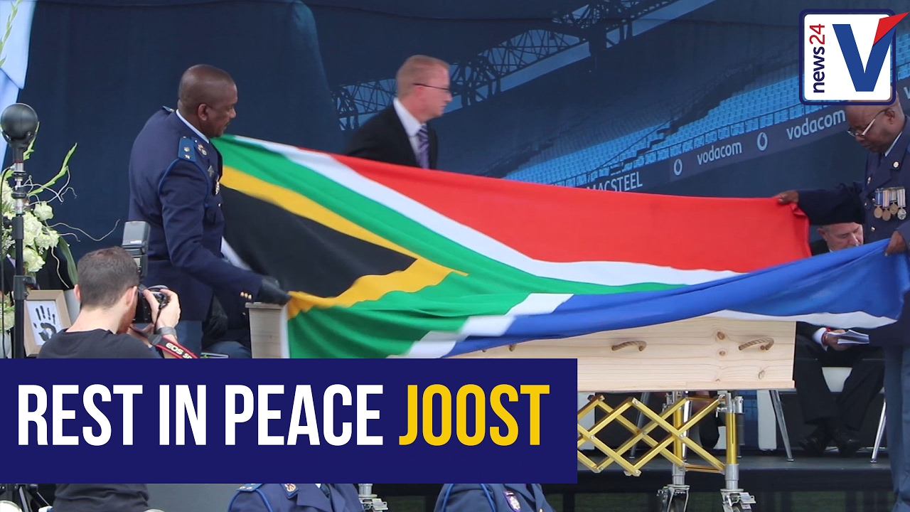 WATCH: A final goodbye to Joost van der Westhuizen