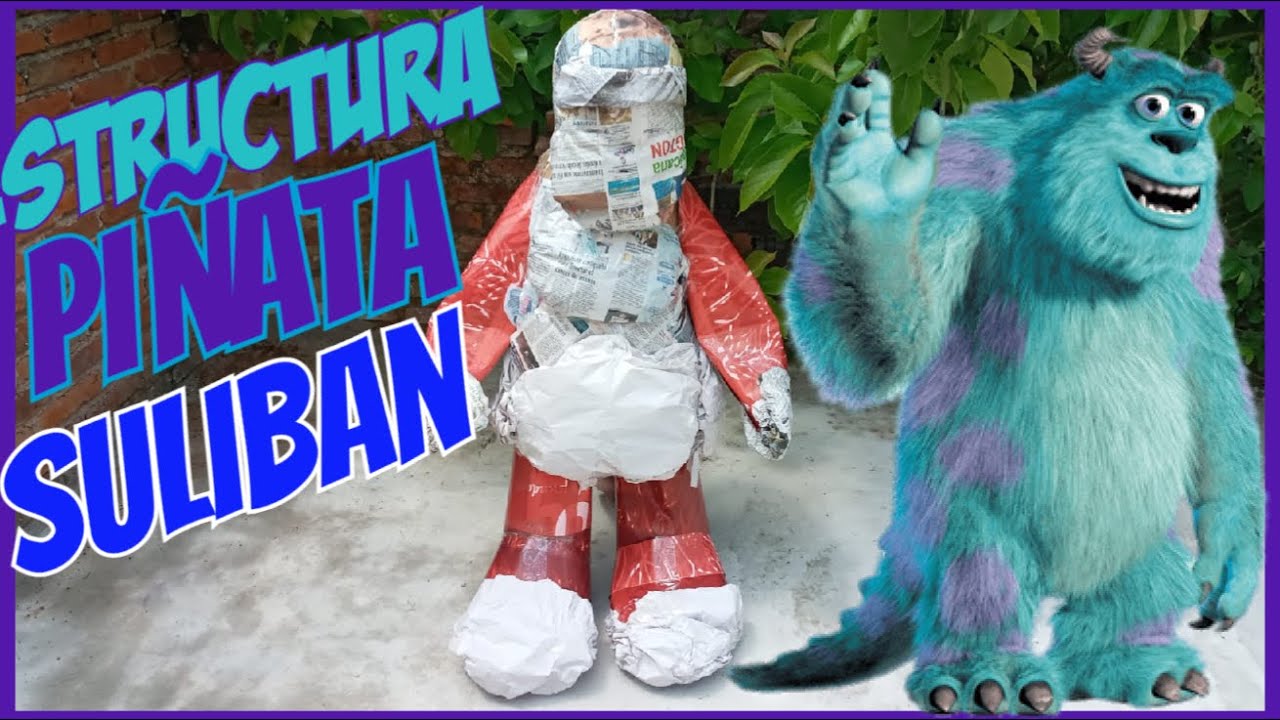 Como Hacer ESTRUTURA para PIÑATA  de SULLIVAN Desde El Taller Del SR Productor JOSÉ RAVELERO