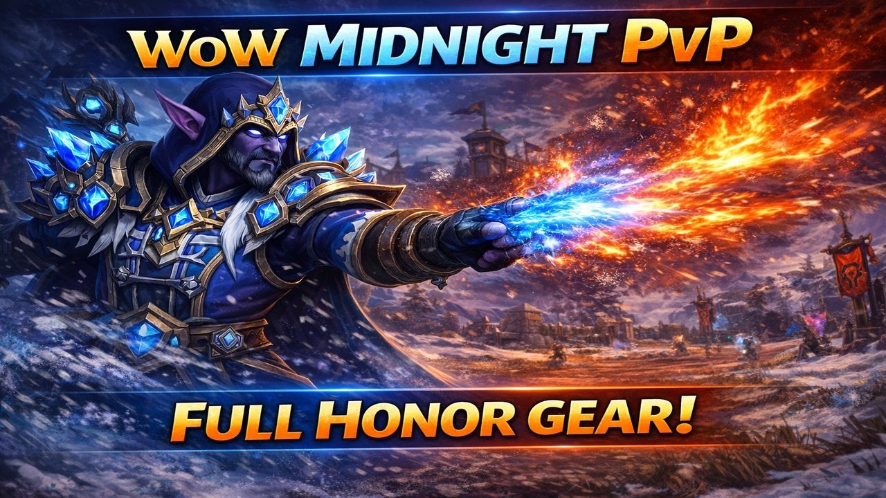 WoW Midnight PvP | Full Honor Gear Frostfire Mage (Random BG Domination)