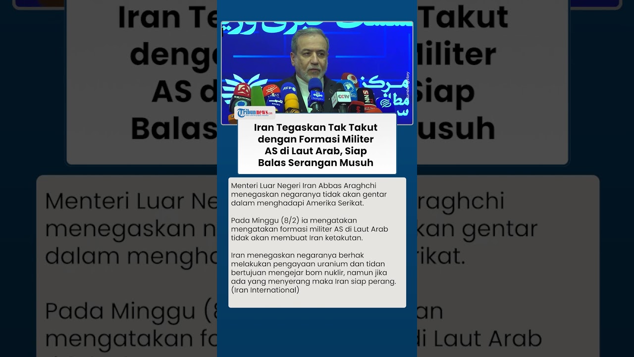 Iran Blak-blakan Tak Takut Dikepung Militer AS di Laut Arab, Tegaskan Siap Balas Serangan Musuh