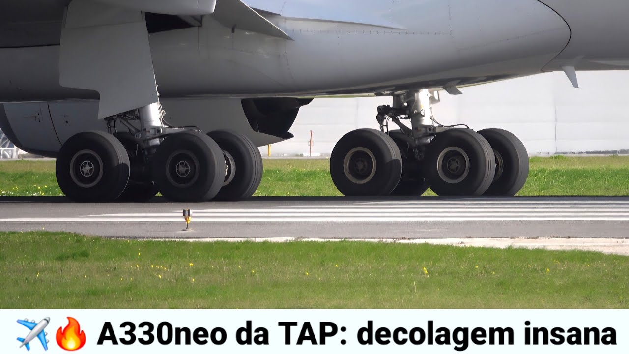 ✈️🔥 A330neo da TAP: decolagem insana