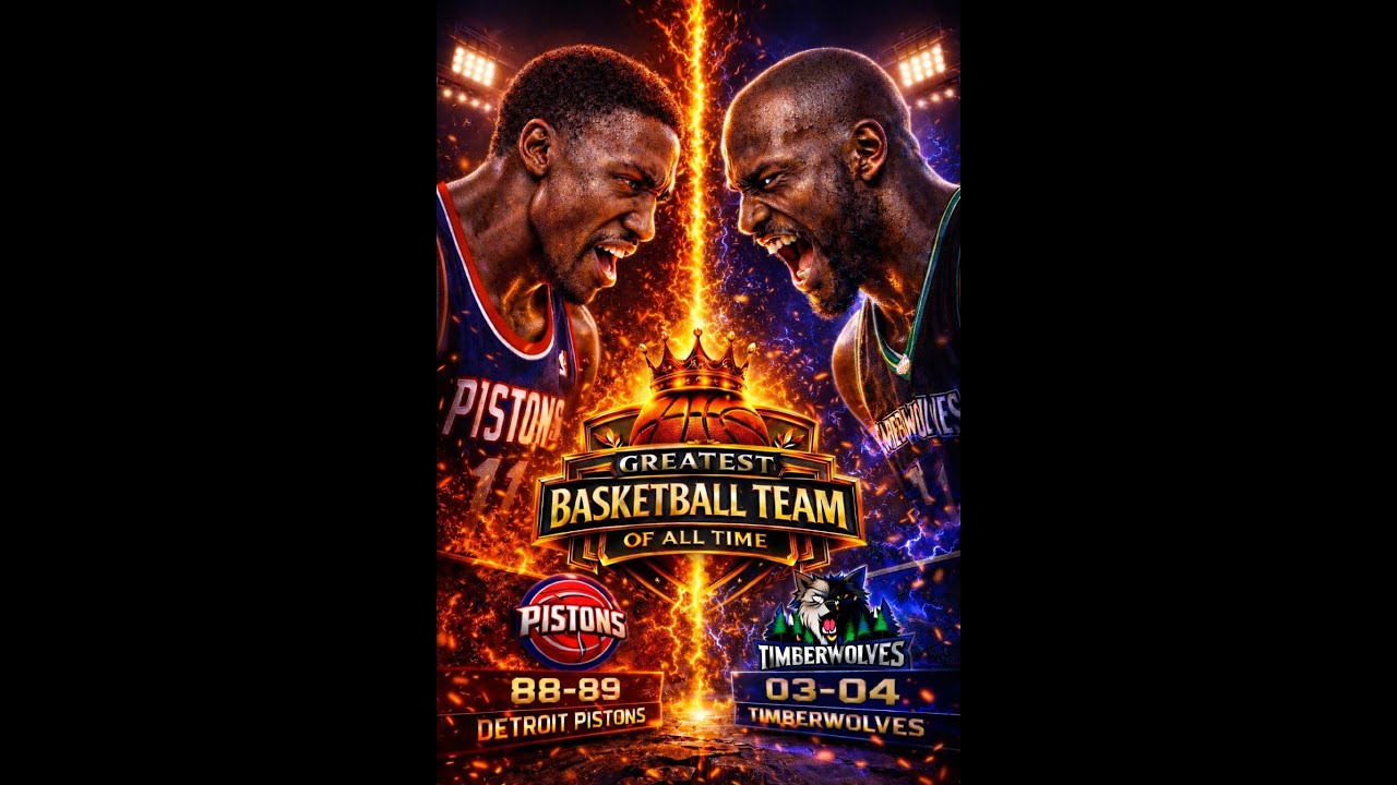 Bad Boys Pistons vs KG Wolves 🔥 GOAT Clash | EGTV Simulation GOAT Basketball Tourney