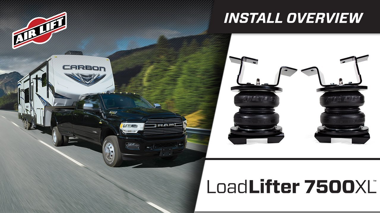 Установка пневмоподъёмника: Dodge RAM 3500 2019&ndash;2024 гг. &mdash; LoadLifter 7500 XL