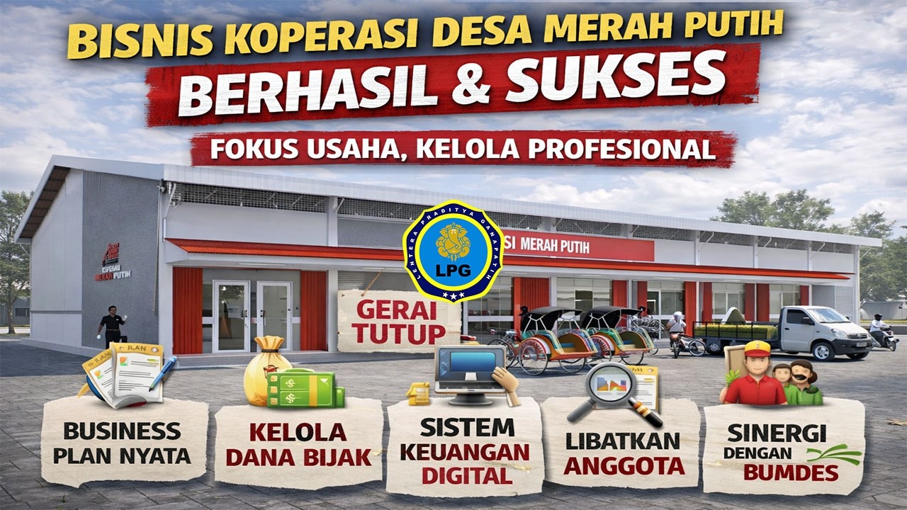 Strategi Menjalankan Usaha Koperasi Desa Merah Putih Agar Berjalan Lancar dan Sukses