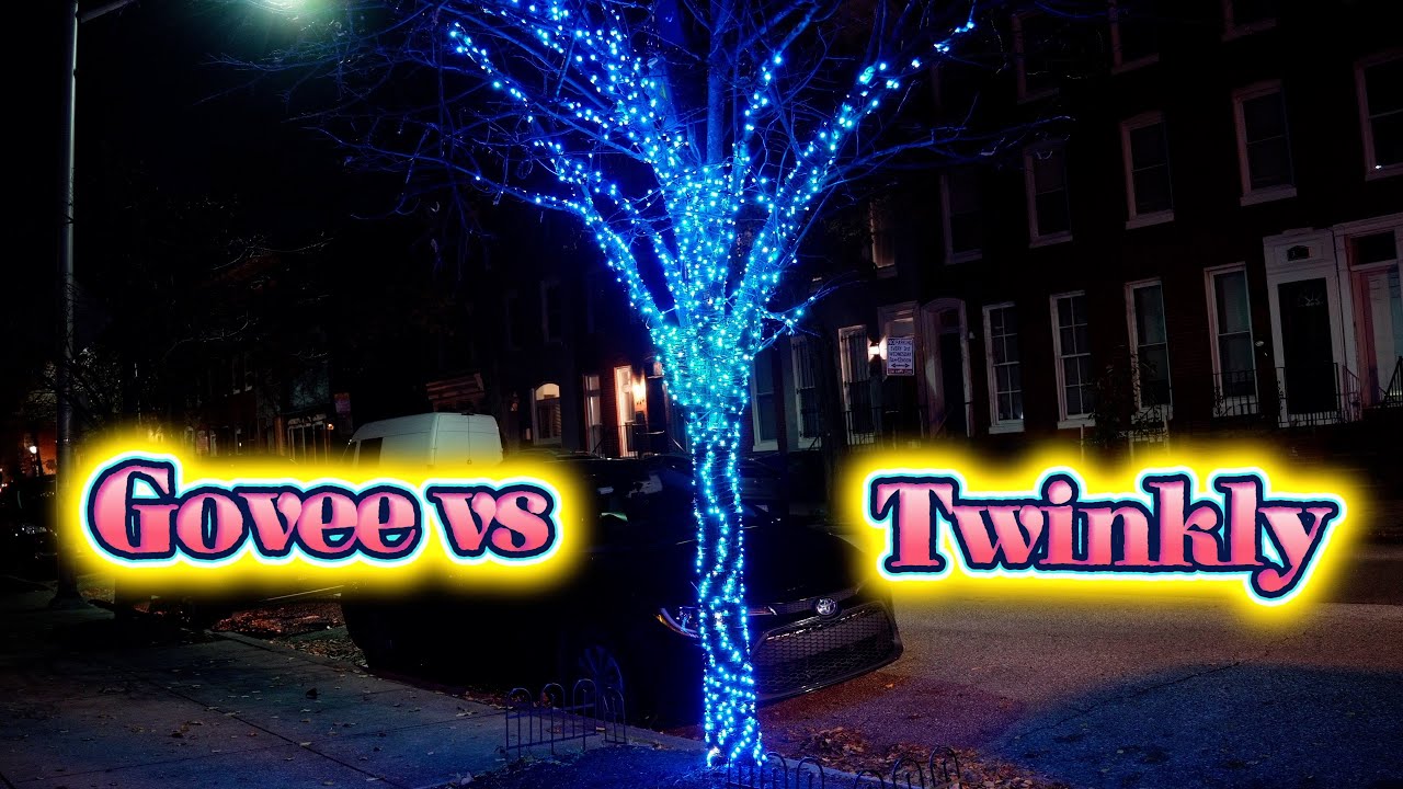 Рождественские гирлянды Govee 2 против гирлянд Twinkly