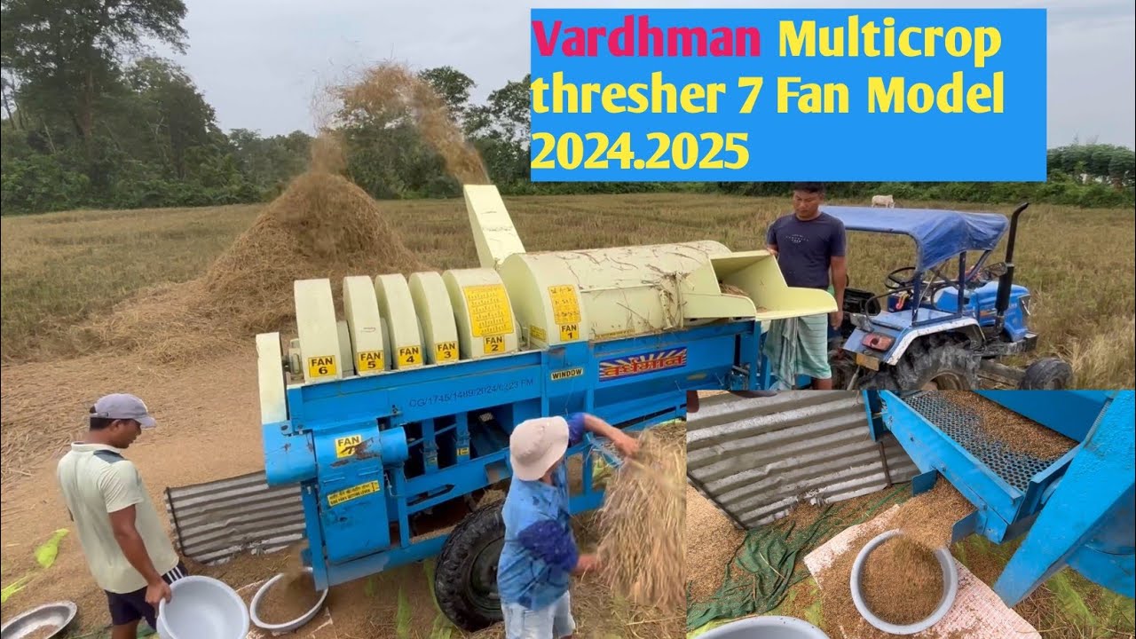 Vardhman Multicrop thresher 7 Fan Model / Multicrop thresher Vardhman 2024 .2025