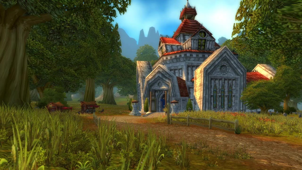Northshire Abbey wow chill, world of warcraft nostalgia, wow classic