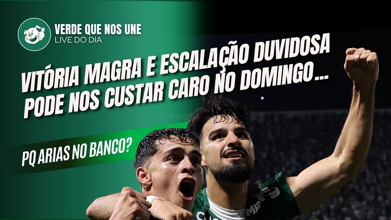 #AOVIVO | VITÓRIA MAGRA E ESCALAÇÃO DUVIDOSA | COLETIVA TRÁGICA DO ABEL | DOMINGO NÃO TEM DESCULPA!