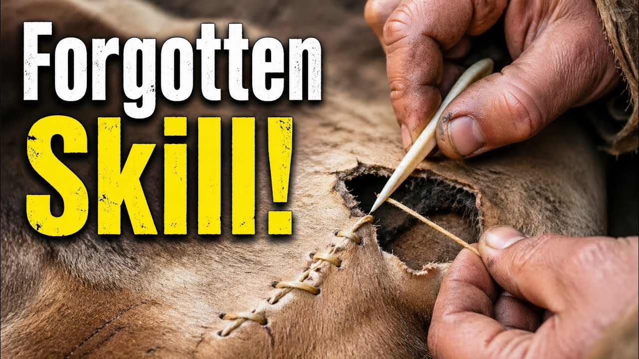 The Forgotten Art of Making Bone Needles and Sinew Thread | Heritage Skills