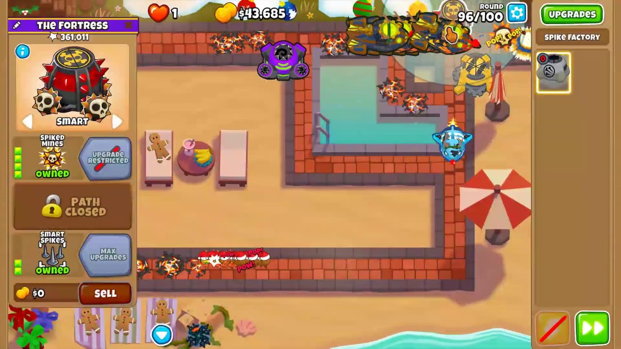Bloons TD 6 - Axis of Smart Spikes