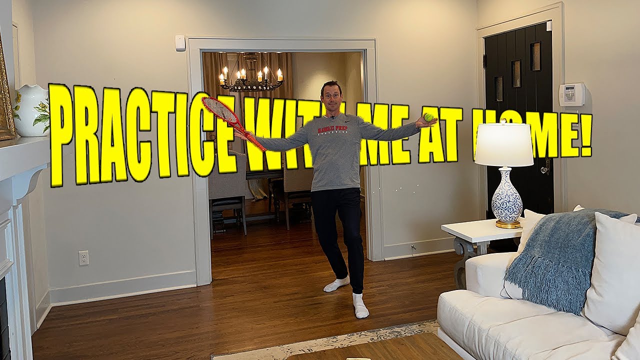 5 Tennis Drills You Can Do At Home | Get Your Racquet!