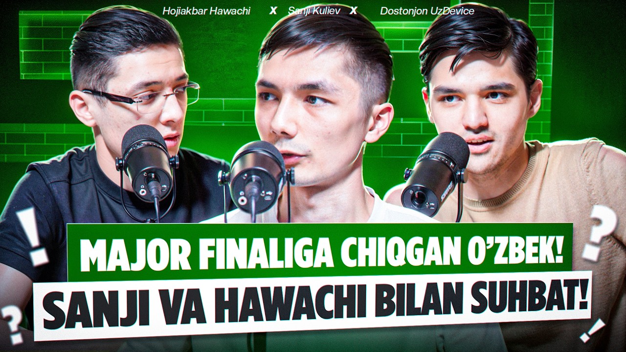 #2 Major Finaliga Chiqgan O'zbek! Sanji va Hawachi bilan suhbat!|Kiber Choyxona!!!