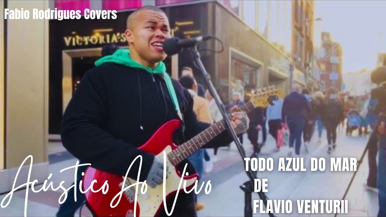 Todo Azul Do Mar - Fabio Rodrigues- Public Acoustic Cover