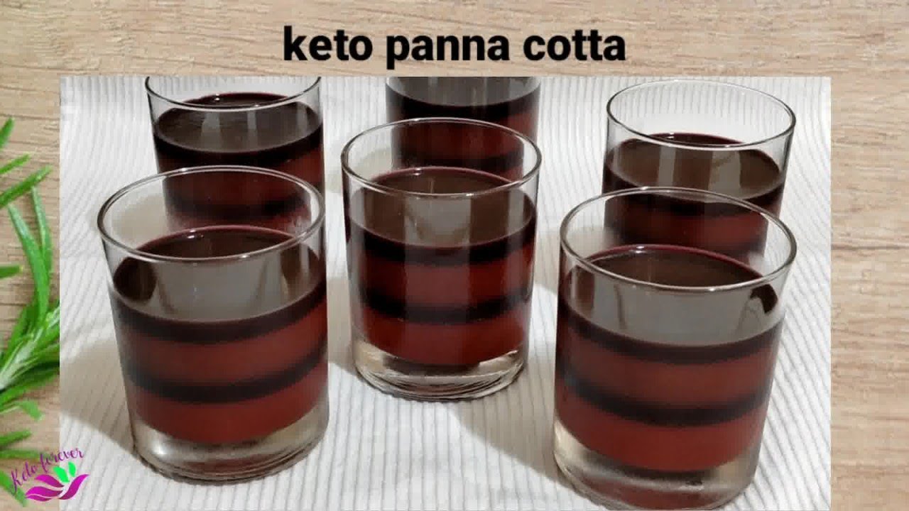 Keto panna cotta / keto dessert