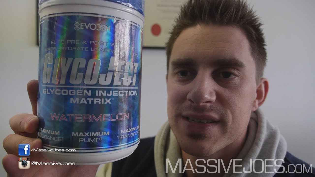Evogen GlycoJect Carbohydrate Supplement Review - MassiveJoes.com RAW Review GlycoJet Glyco Ject
