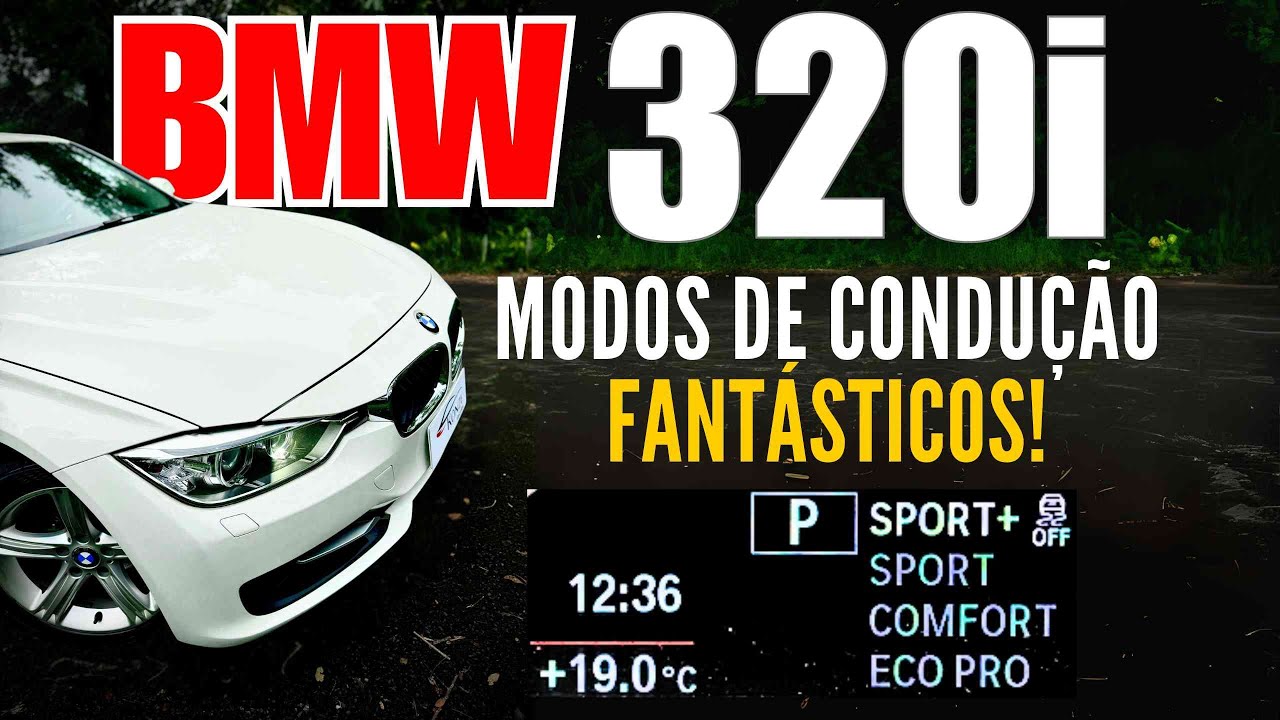 Modos de condução | BMW 320i geração F30 | Destaque para o Eco Pro