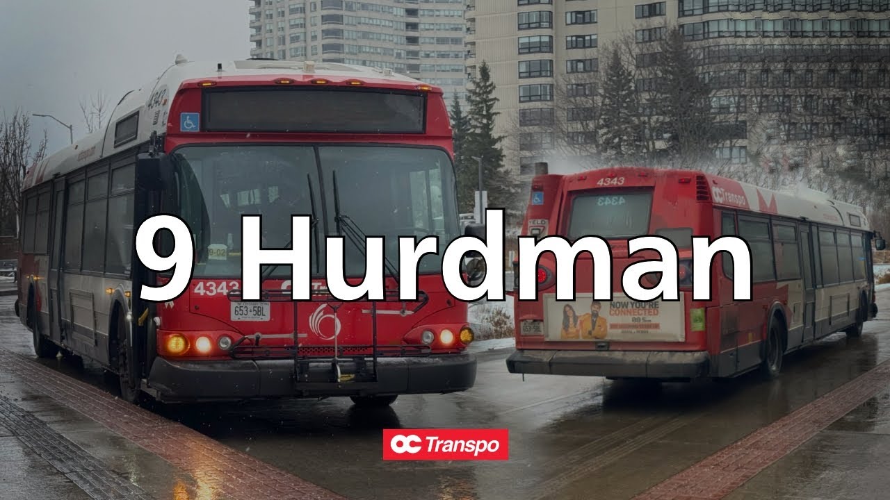 Line 9 Full Ride | Rideau → Hurdman | New Flyer D40i Invero | Ottawa 🚏
