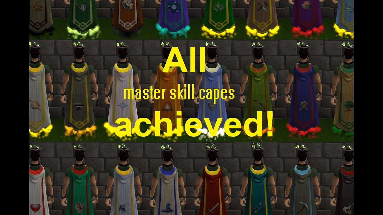 [RS] All master skill capes achieved (level 120)