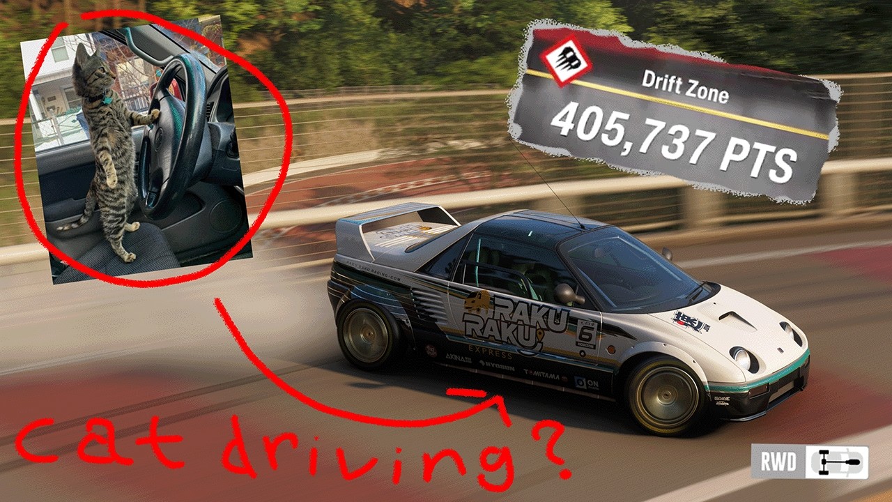 10 RWD Cars vs Hakone Nanamagari Drift Zone in Forza Horizon 6 (400.000+ Points)