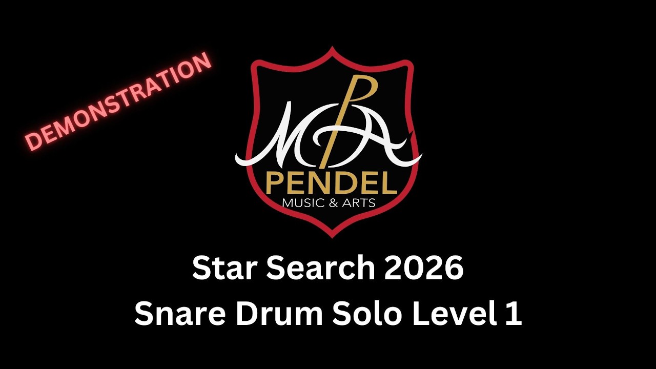 Star Search 2026 - Snare Drum Level 1 Demonstration