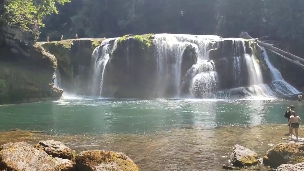 Lower Lewis Falls Cougar Washington 2018 Swimming Hole