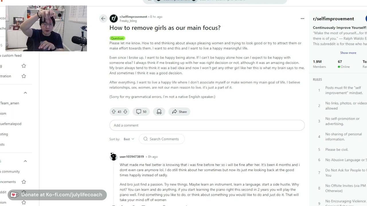 How to remove girls as main focus