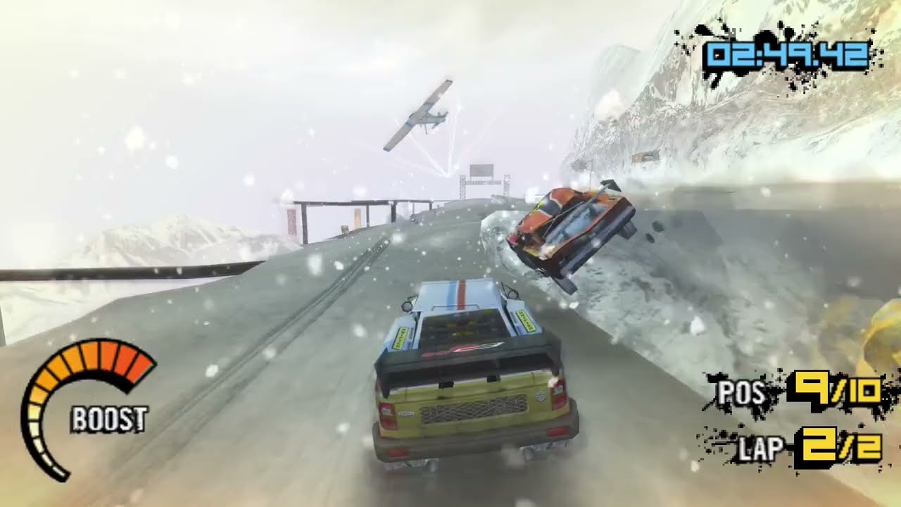 This is Motorstorm Arctic Edge