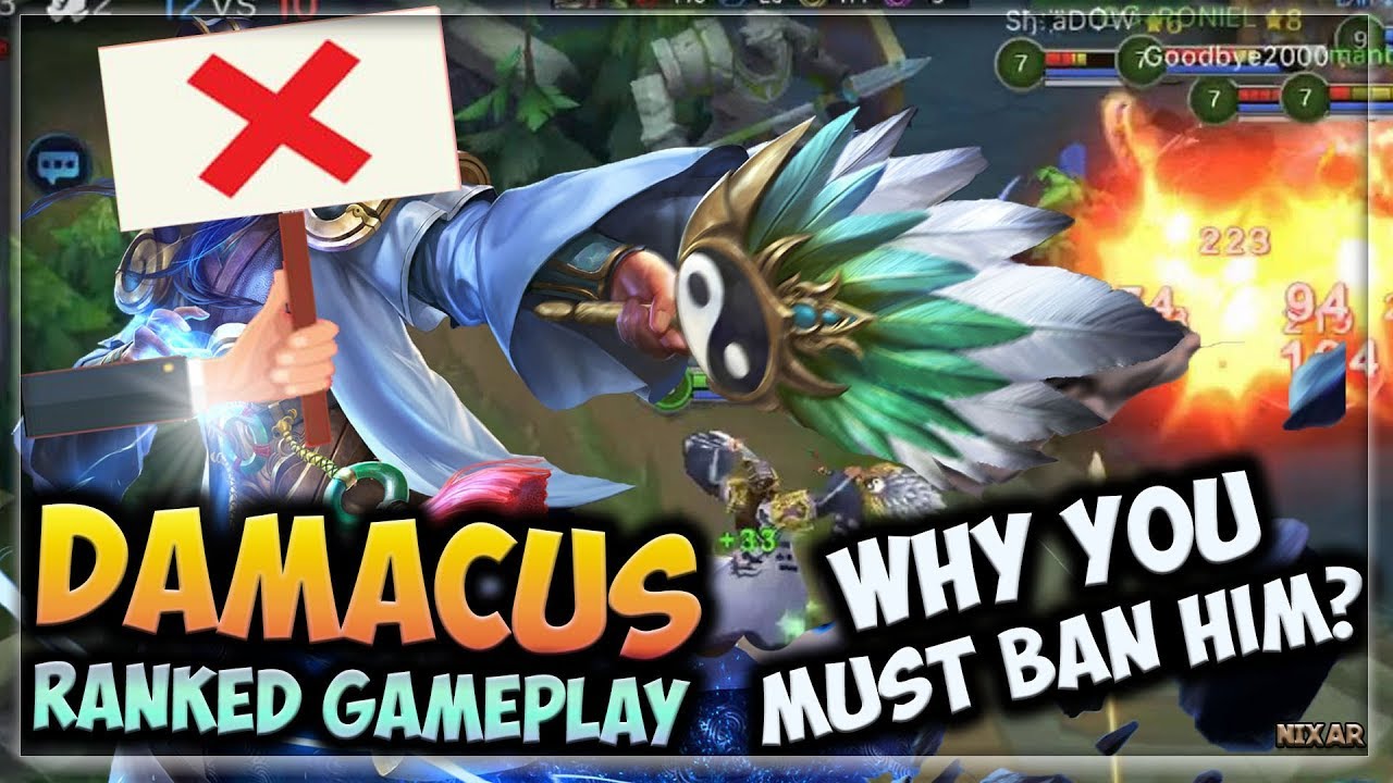🔔DANGER!!🔔WHY YOU MUST BAN DAMACUS | HEROES EVOLVED - DAMACUS BUILD | RANKED GAMEPLAY