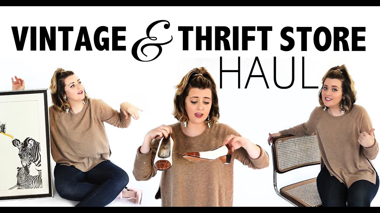 Vintage & Thrift Store Haul | #THRIFTSCORE