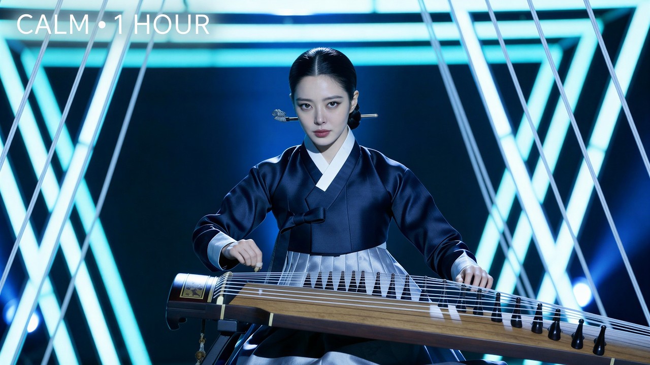 Calm Korean Gayageum Music — Peaceful Ambient Relaxation (1 Hour)