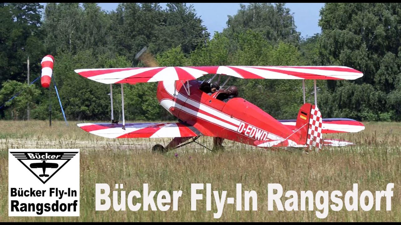 Bücker Fly-In Rangsdorf 2023  - Landung CASA 1.131 Jungmann  D-EDWD