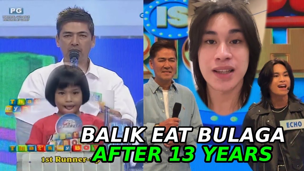 Balik Eat Bulaga After 13 Years Si That's My Boy 2013 1st Runner-Up Na Si Echo | TVJ TV5 | IK