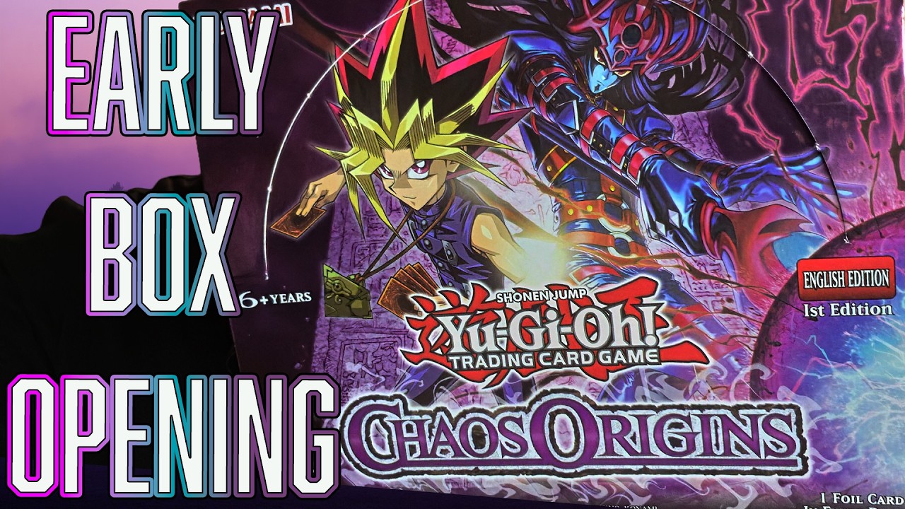 Yu-Gi-Oh! Chaos Origins Early Box Opening