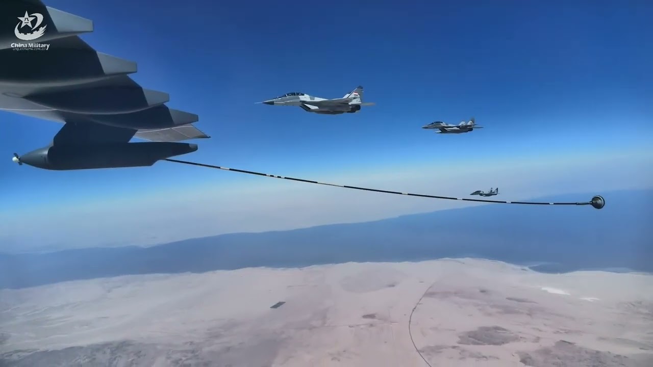 Chinese, Egyptian air forces hold joint training in Egypt