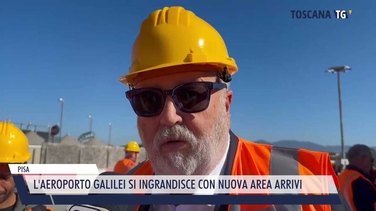 2025-10-09 PISA - L'AEROPORTO GALILEI SI INGRANDISCE CON NUOVA AREA ARRIVI